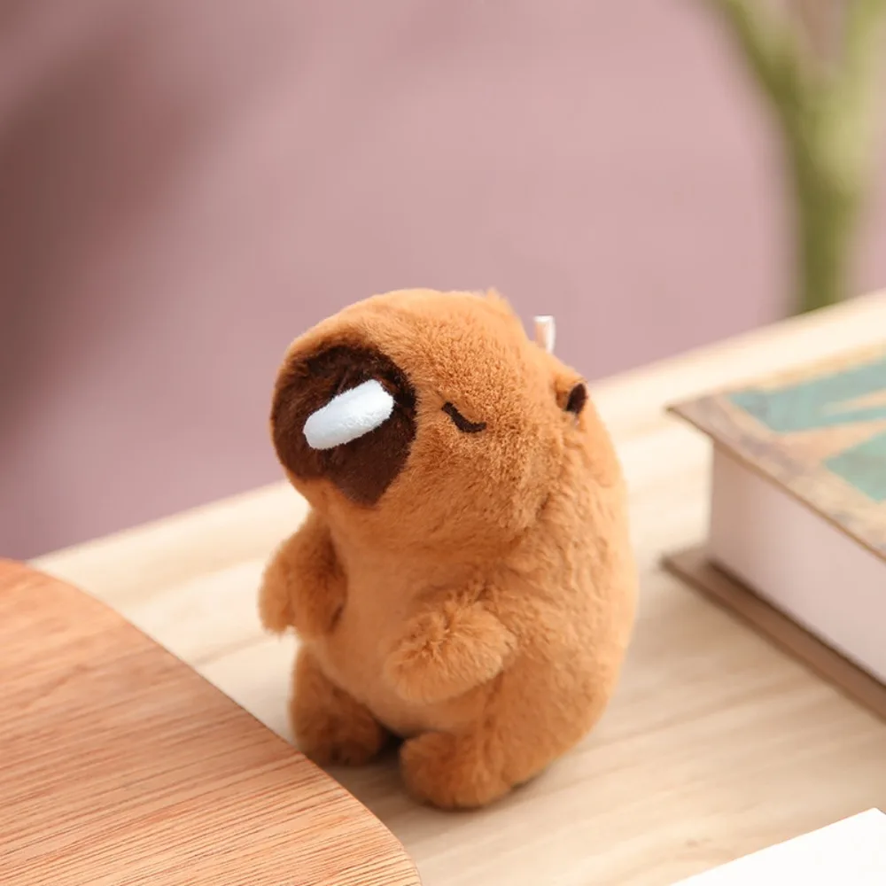 

Wagging Tail Capybara Tail Wagging Keychain Cartoon Animal Toy Wag Its Tail Toy Plush Doll Stuffed Animal Capybara