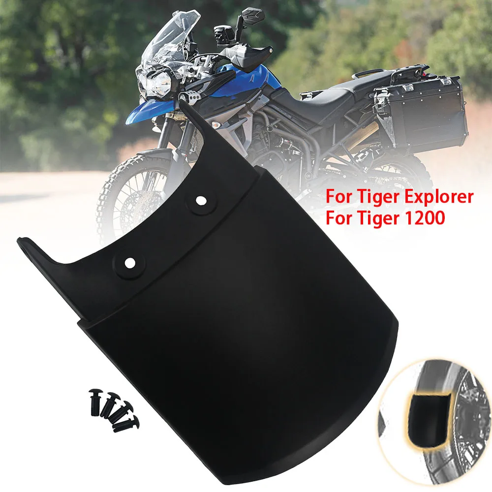 Motorcycle Accessories ABS Front Mudguard Fender Rear Extender Extension For Tiger 1200 Explorer 2016 2017