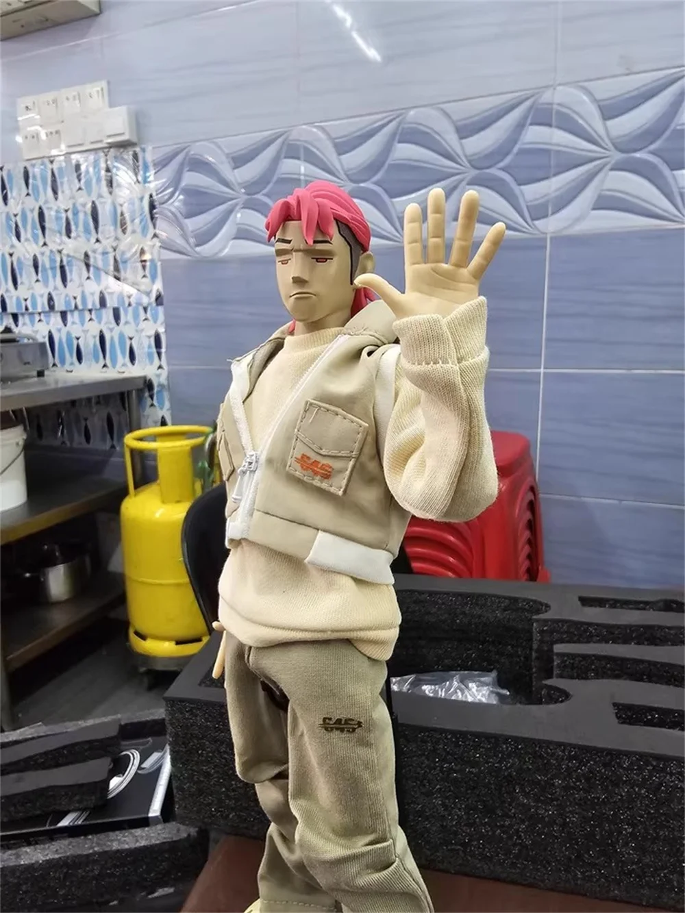 3ATOYS 1/6 GOON Moda Nowoczesny Unikalny Design Chłopiec Ye Fan S45 Pełny Zestaw Ruchoma Figurka Akcji Około 12" Dla Fanów Kolekcjonerski Prezent
