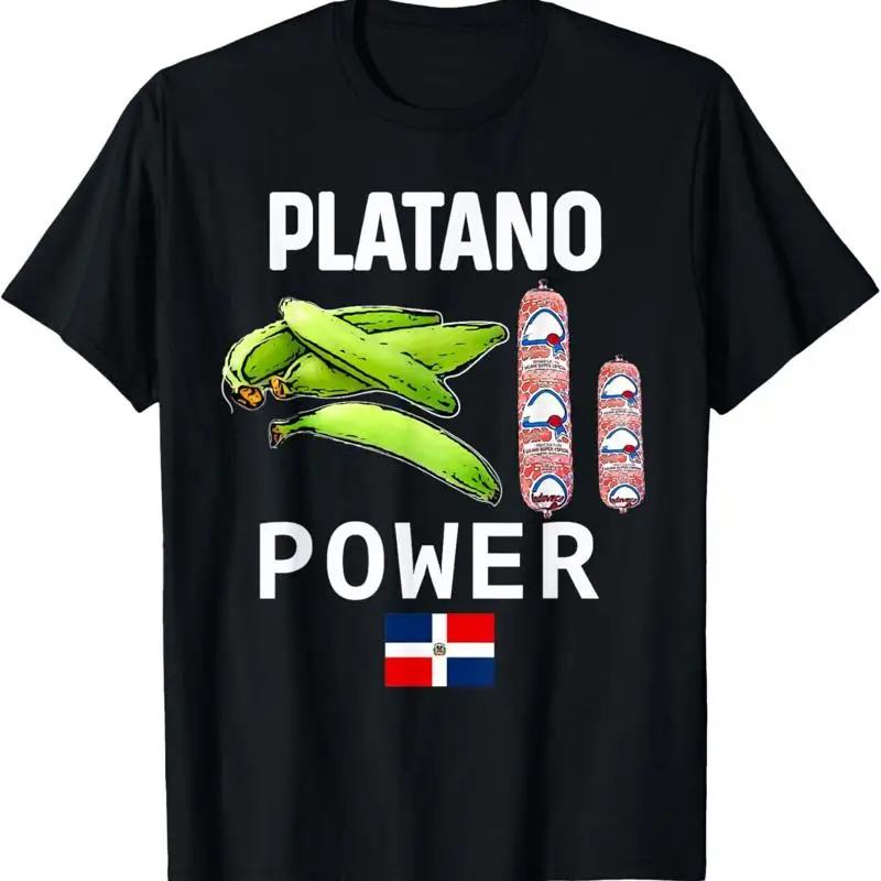Bandera dominicana Rd República dominicana comida Platano Power camiseta