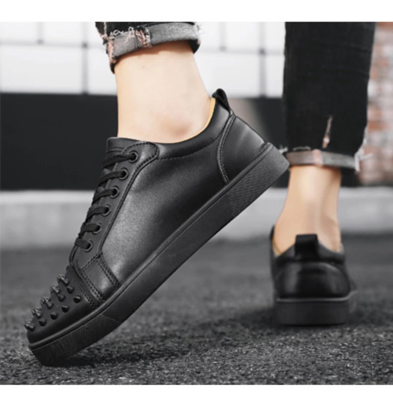 Herren Turnschuhe Walking Männer Casual Schuhe Mode Marke Sport Männlichen Leder Mann Turnschuhe Schuhe für Männer Designer Plattform Herren Schuhe