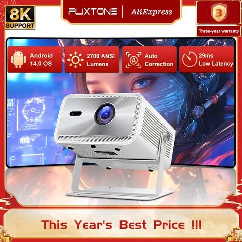 Flixtone D9W MINI Проектор 2700 ANSI Full HD 1080P