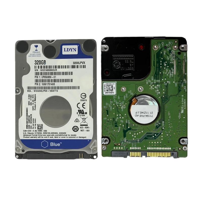 2.5INCH HDD SATA2 5400-7200RPM 160GB 250GB, 320GB 500GB 750GB 1TB 2TB 4TB Internal hard drive for laptop and desktop