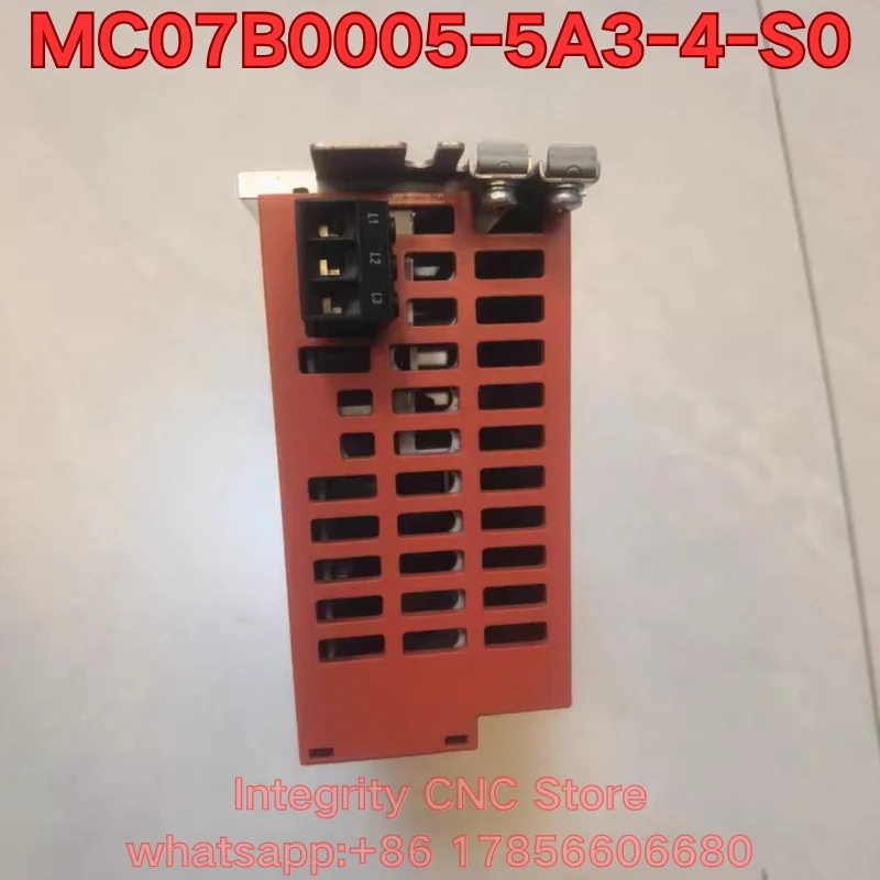 Second-hand MC07B0005-5A3-4-S0 inverter function test is normal