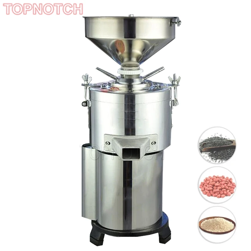 15KG/H Peanut Butter Maker 1100w Electric Commercial Walnuts Nuts Stuff Grinding Miller Home Almond Sesame Pulping Machine ﻿