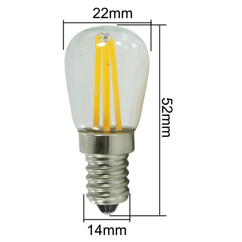 Ampoule 3W Led Filament Bulb E14 B15 Super Candle Lamp Low Voltage 12v 24v 110v 220v For Home House Spotlight Light 12 24 Volt