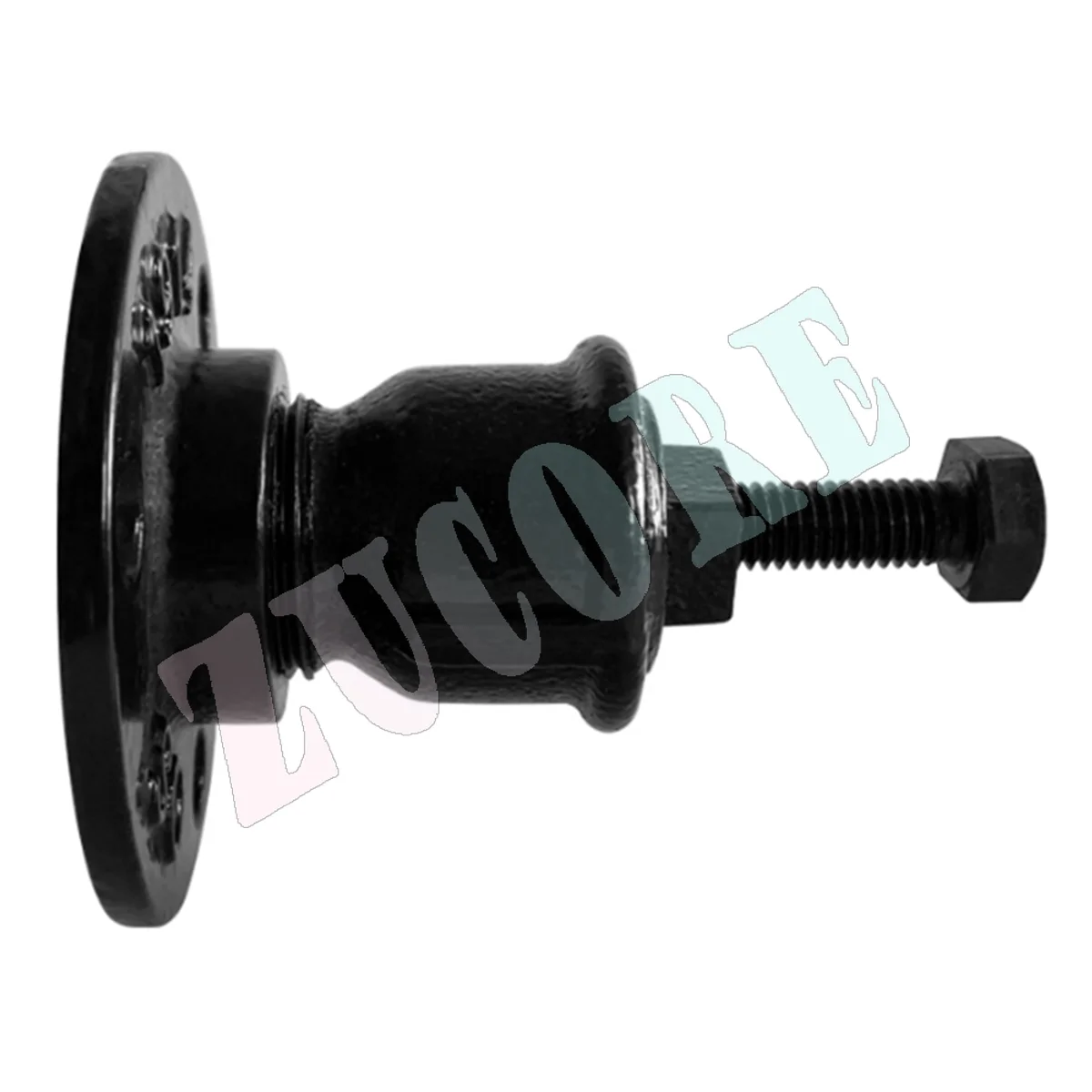 AA98 두꺼운 철관 수도관 계단 산업용 고정 브래킷 계단 난간 벽 지지대 고정 장치 2개