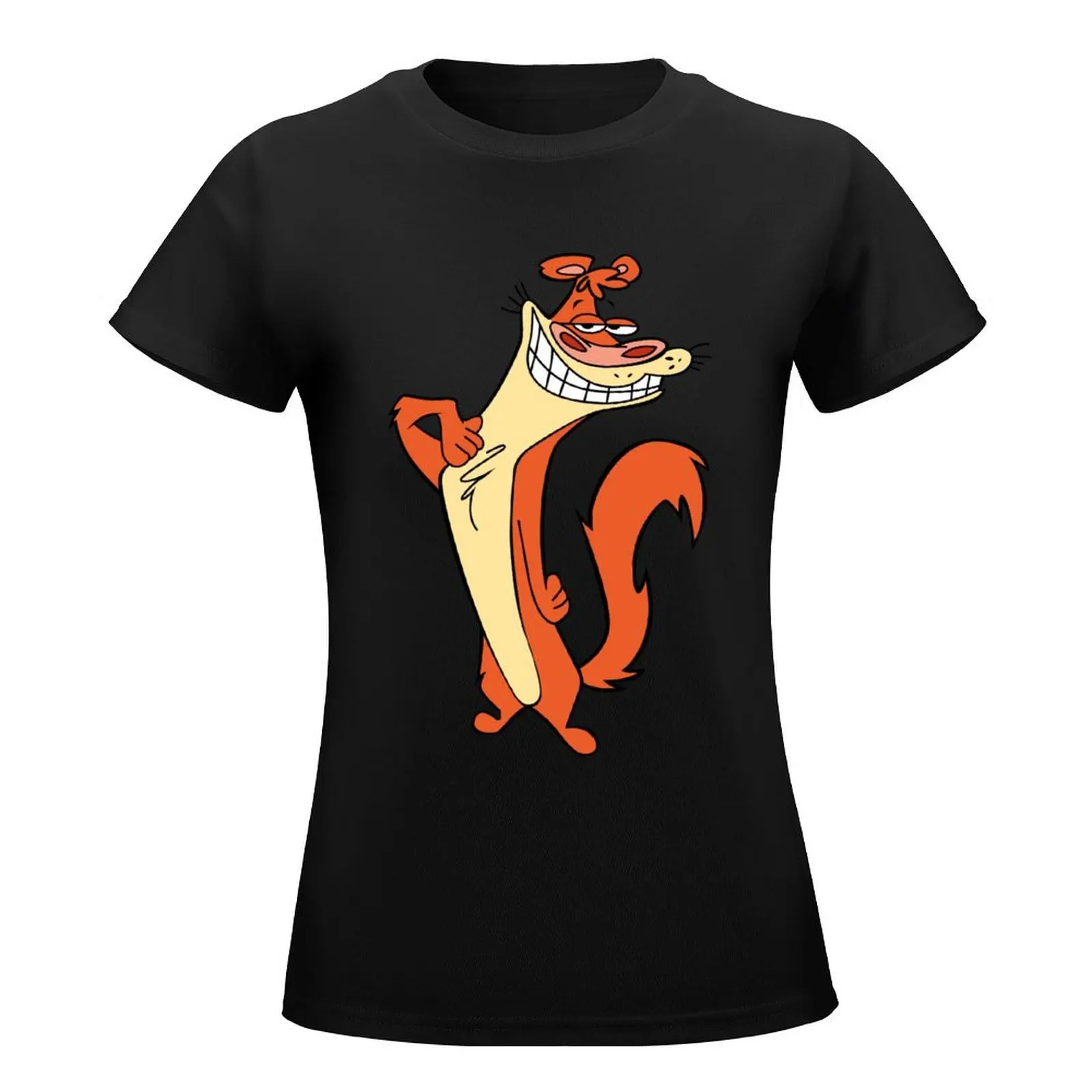 I Am Weasel T-Shirt female korean fashion funny Aesthetic clothing designer clothes Women luxury