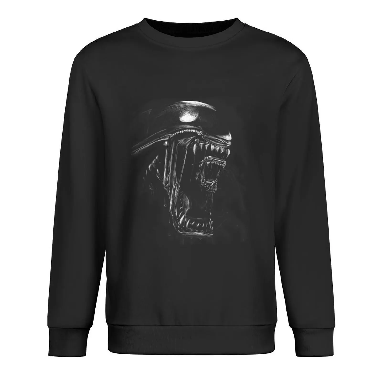 

Alien/Xenomorph scratchboard design Pullover autumn clothes for men blouse tracksuit new hoodies and sweatshirts