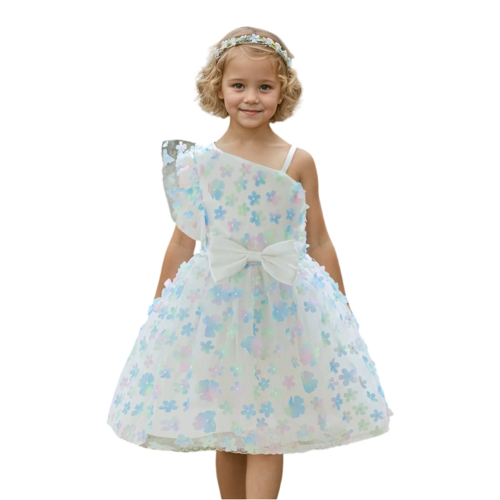 

Summer Girls Party Dress Kids Wedding Bridesmaid Dresses Girls Elegant Dress Kids First Communion Formal Evening Vestidos Gown