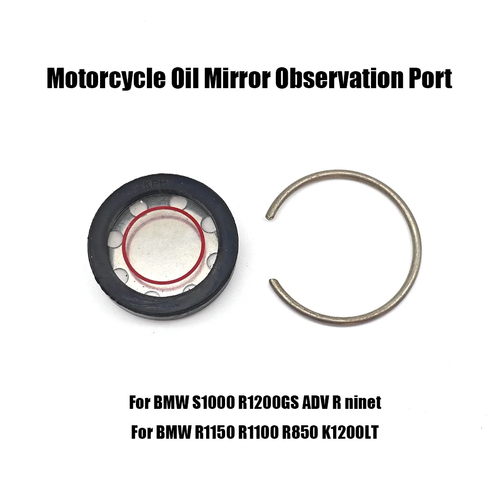 For BMW S1000 R1200GS ADV R1150 R1100 R850 K1200LT R ninet Motorcycle Oil Mirror Observation Port Engines Oil Window Oil Level