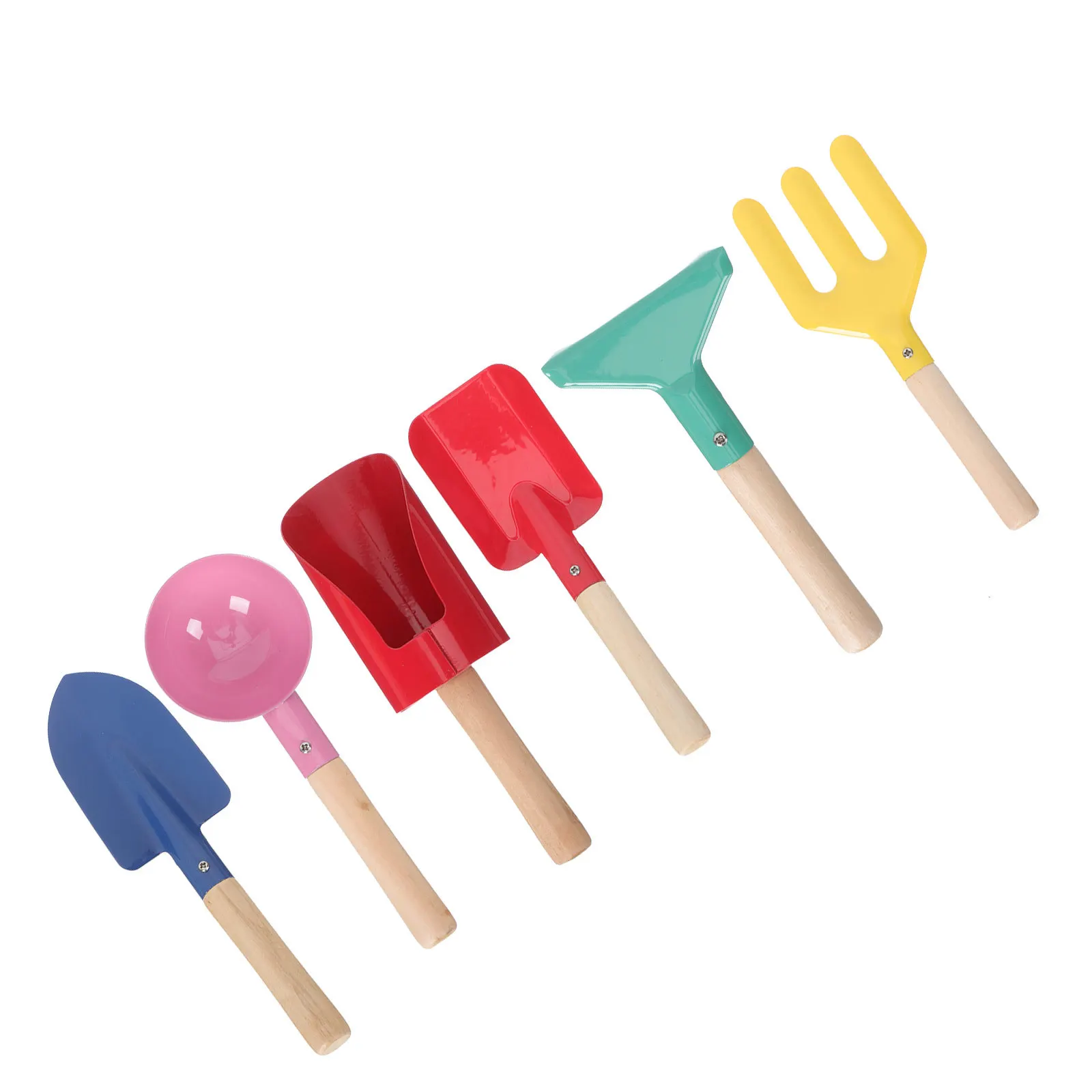 1 set di attrezzi da giardinaggio per bambini, impugnatura ergonomica leggera, perfetta per scavare, trapiantare il terreno per piantare fiori all'aperto