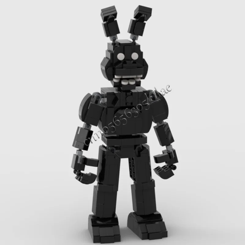 533 PCS Série de Personagens de Jogos Populares, Modelo de Bloco de Construção Modular Personalizável Dark Ethereal Hare, Brinquedo Simples DIY para Presente de Festival
