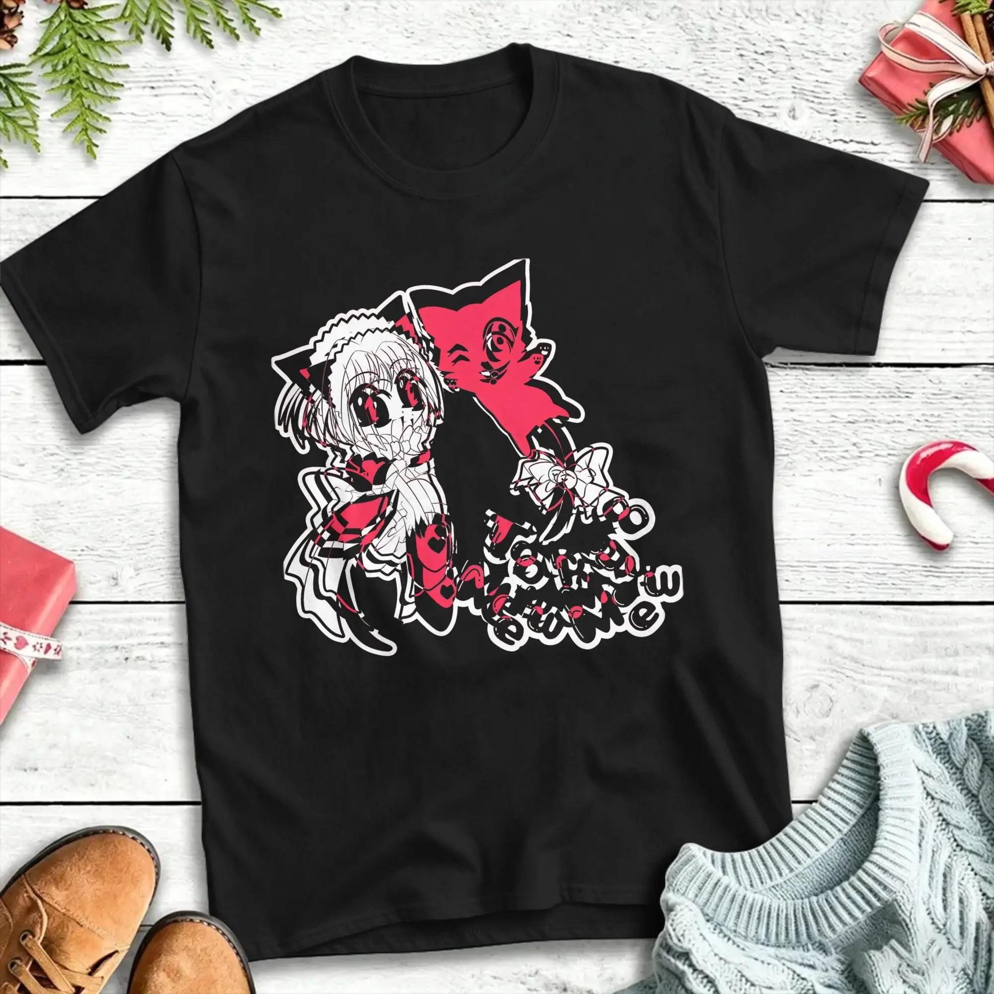 Tokyo Mew Mew Furoku T Shirt  Trending T-Shirts Short Sleeves Y2K Funny Tshirt Summer 100 Cotton 4XL 5XL 6XL Clothing