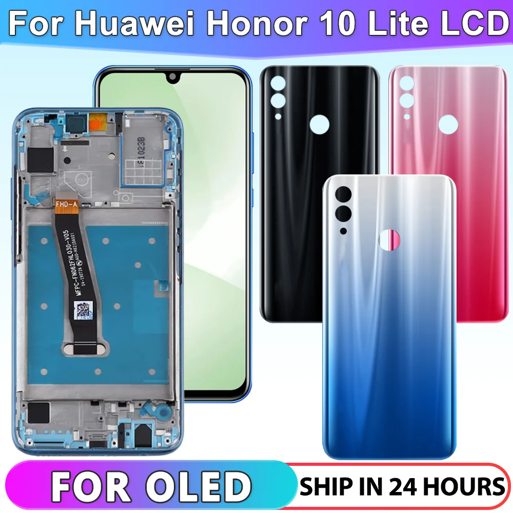 

6.21" For Huawei Honor 10 Lite LCD Touch Screen Digitizer Parts For Honor 10i Display HRY-LX1 HRY-LX1T LCD Replacement Parts