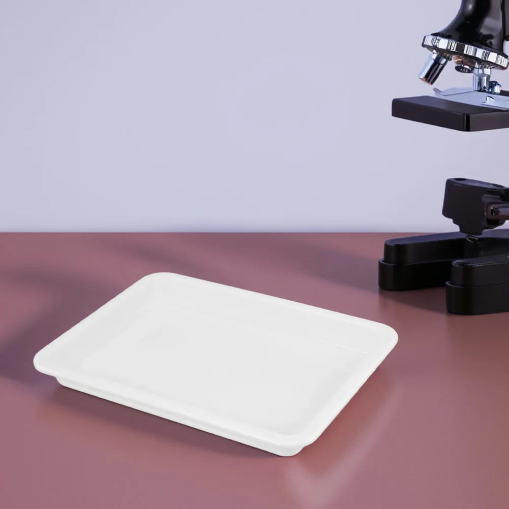 4 pçs bandejas de laboratório ácido alcaloide resistente à prova de vazamento à prova de derramamento durável amostra de laboratório bandeja de experimento químico bandeja de laboratório