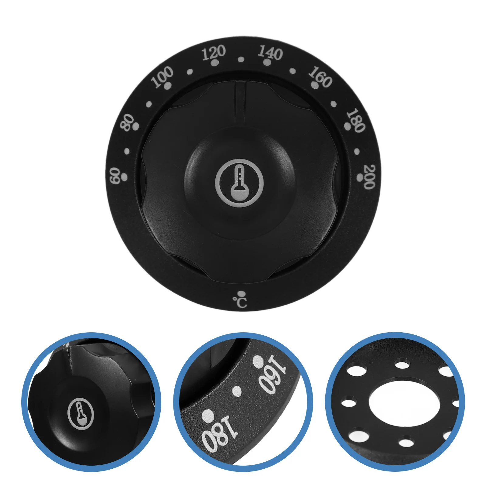 

Temperature Control Knob Universal Oven Knob Replacement For Gas Stove Grill Propane Burner Rotating Switch Durable Plastic