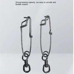 2PCS/Lot Stainless Steel Tuna Fishing Clip Snap with B.L Swivel for Spearfishing Long Line Fishing Accessories Fishing Tools