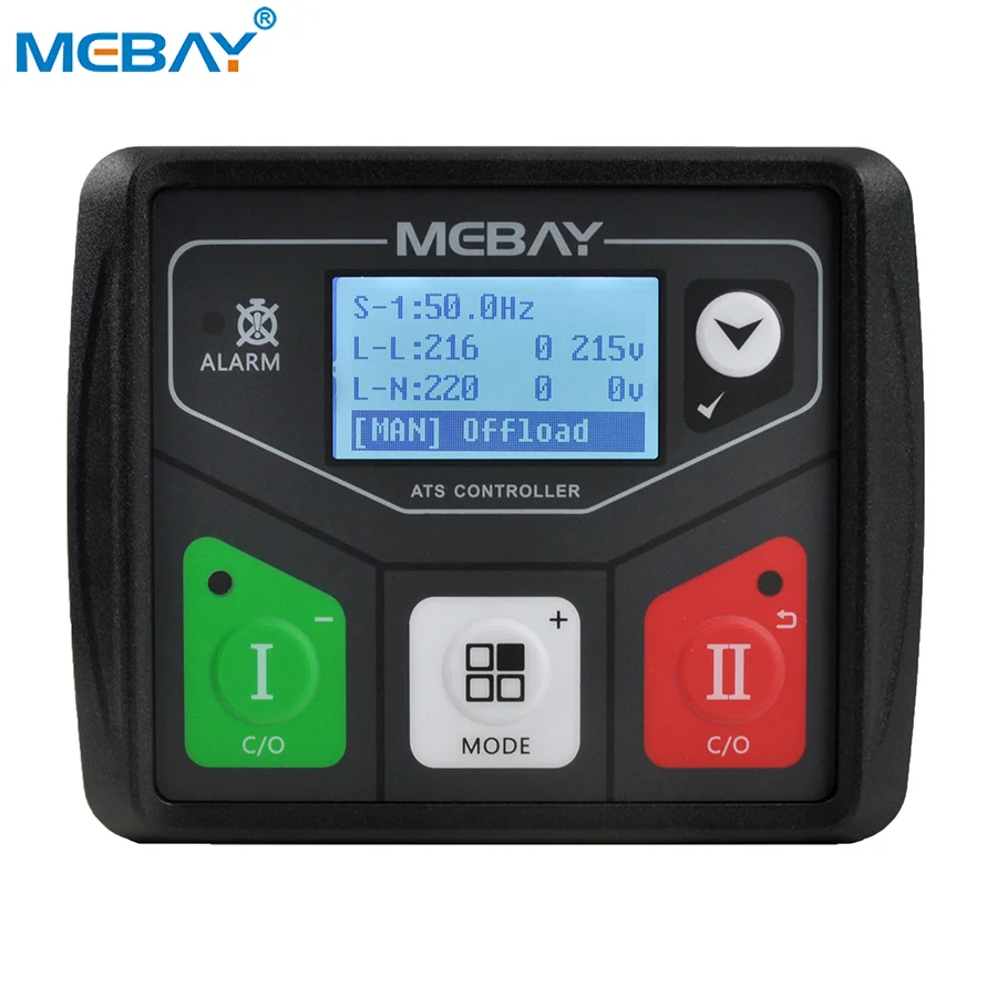 Mebay ATS330AC AC Automatic Transfer Switch Module Controller ATS AC Genset Controller