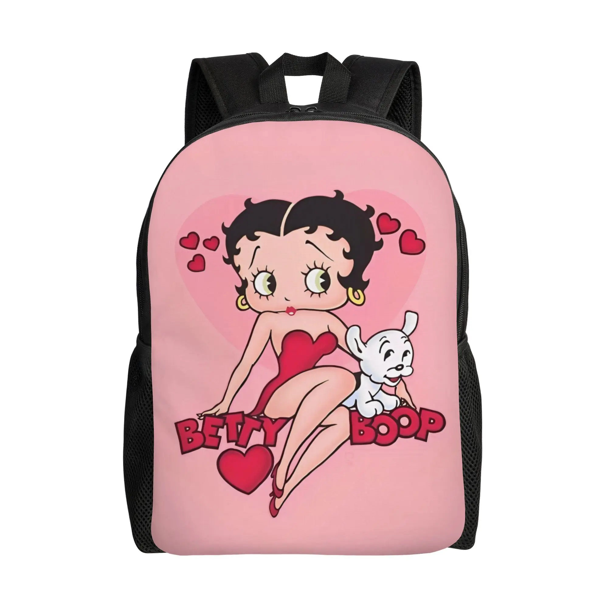 

Повседневный рюкзак Kawaii Cartoon B-Betty Boops, легкий рюкзак для старшей школы и бизнеса, для мужчин и женщин, холщовые сумки для ноутбуков