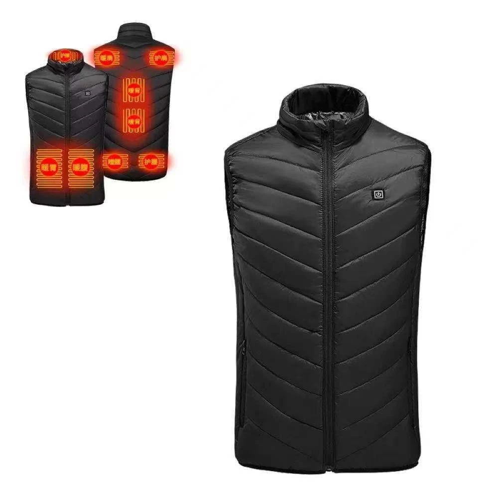 Heated Vest for Men Women 9-Zone Winter Electric Heating Vest Washable Heating Jacket with 3 Heating Levels for Outdoor Sports