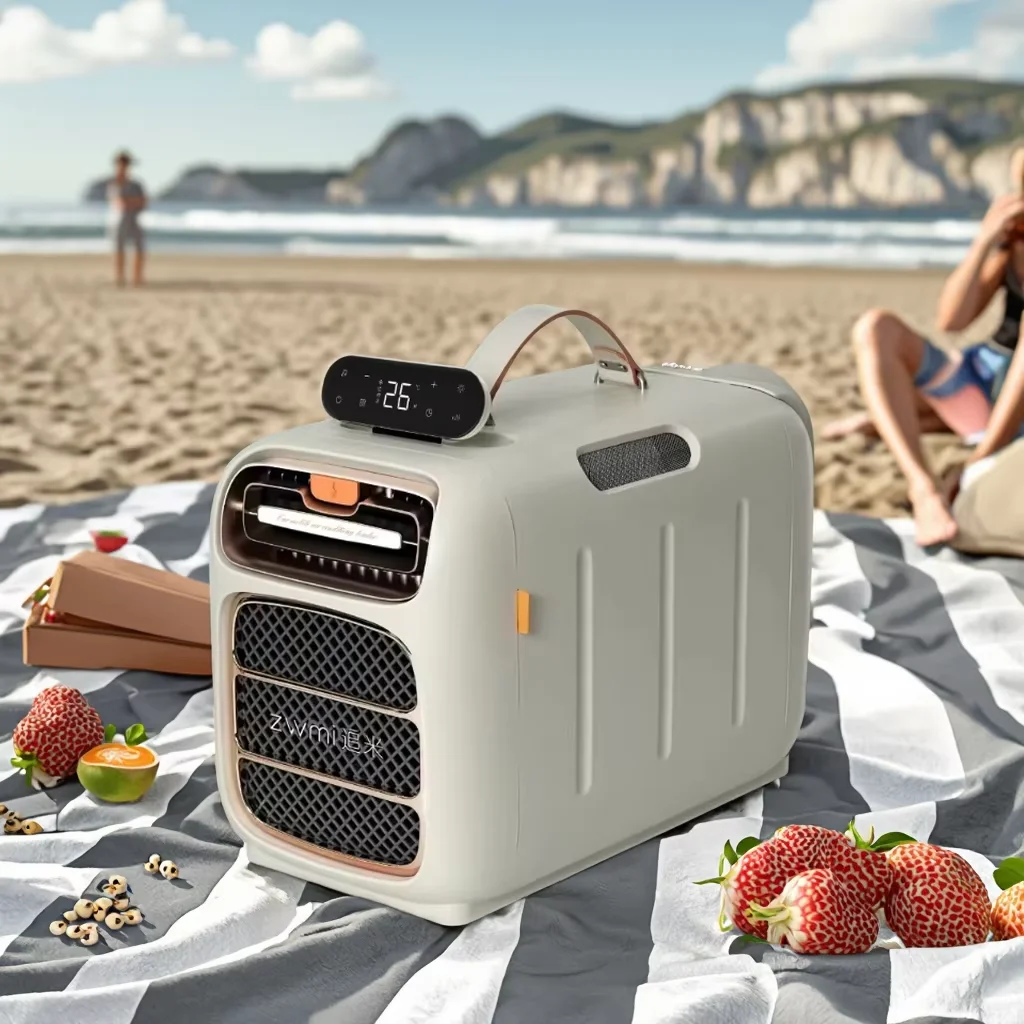 

Outdoor Small Mobile Portable 110V 220V Air Conditioner For Camping Tent Cabin