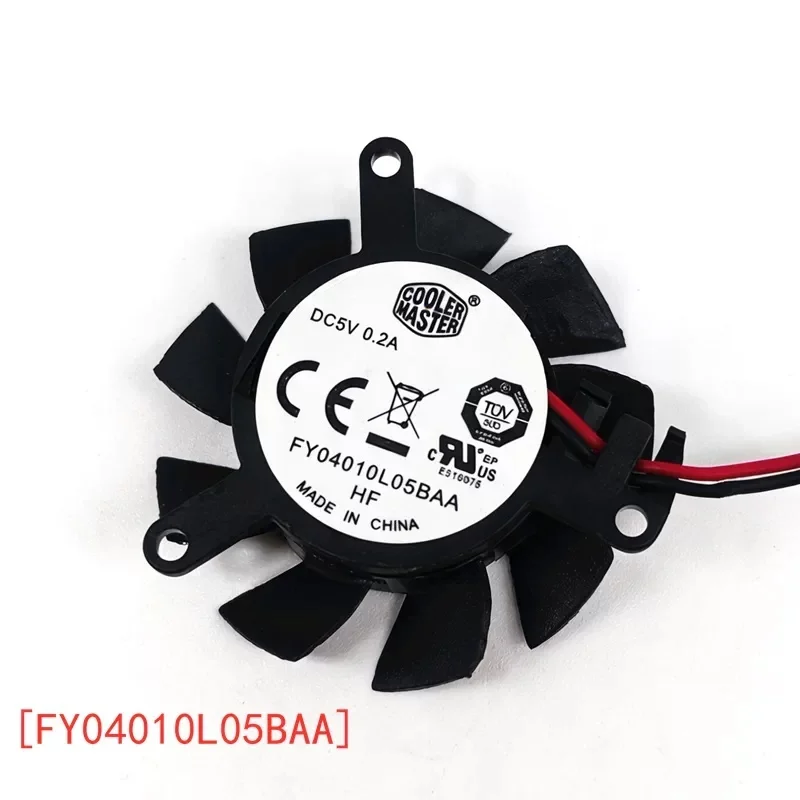 Cooler Master FY04010H12BAD DC 12V 0.45A 2-Wire Server Cooling Fan