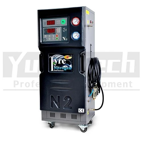 

Nitrogen tire inflators for repairing automobiles