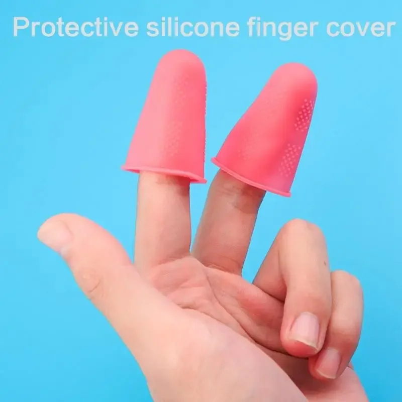 Soft Elastic Finger Protectors Moisture Resistant Ergonomic Finger Sleeves for Musicians Office Workers