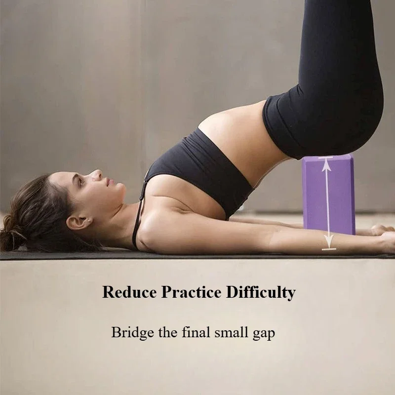 High Density Heavy Duty Yoga Blocks Adult Support Bricks for Flexibility Balance Deep Stretching Dance Training