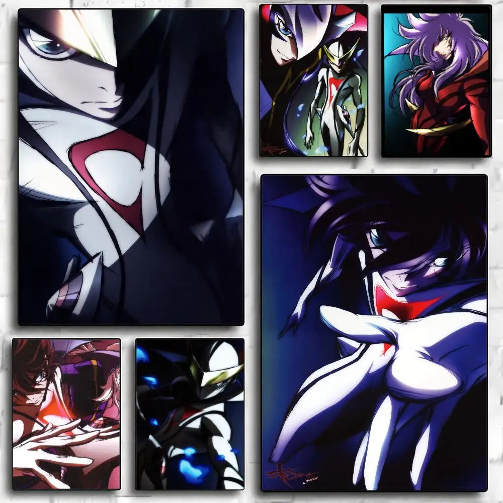 anime C-Casshern Sins-S Poster Minimalist Wall Sticker for Cafe Office Bar Home Decor and Gift
