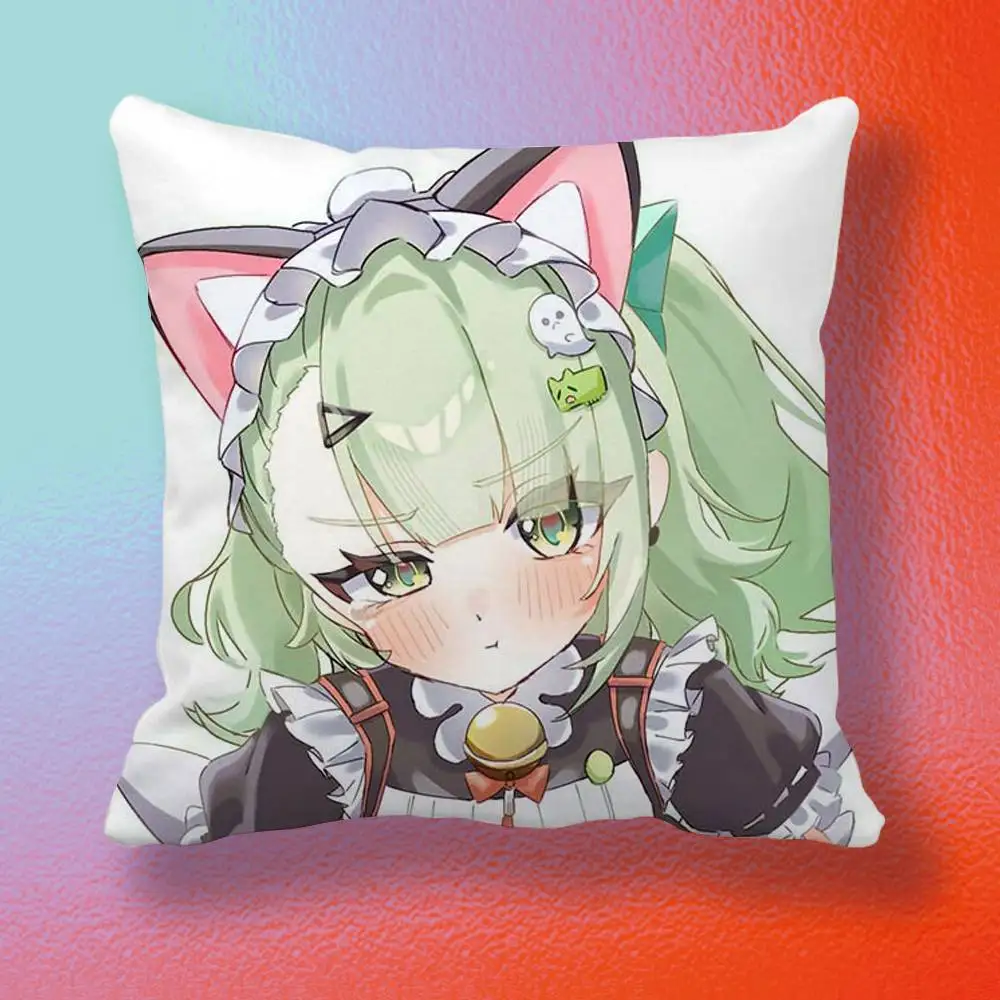 Pretty Kawiai Hot Girl Cute ZZZ Sunna Aria AOD Double-sided printed pillow cover Solid color minimalist pillowcase,
