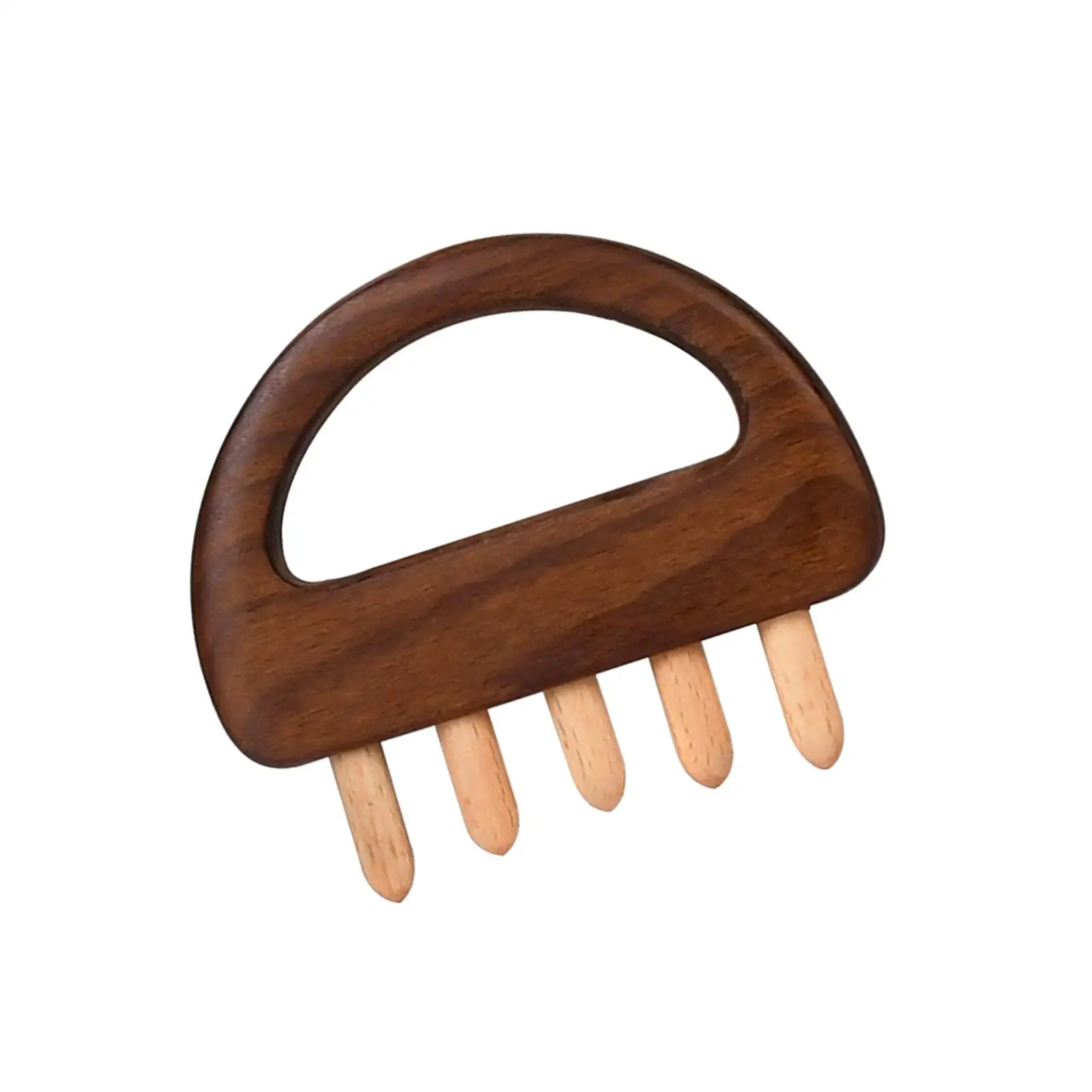 

Wooden Scalp Massager Tool Portable Guasha Tool for Neck Full Body Use Legs