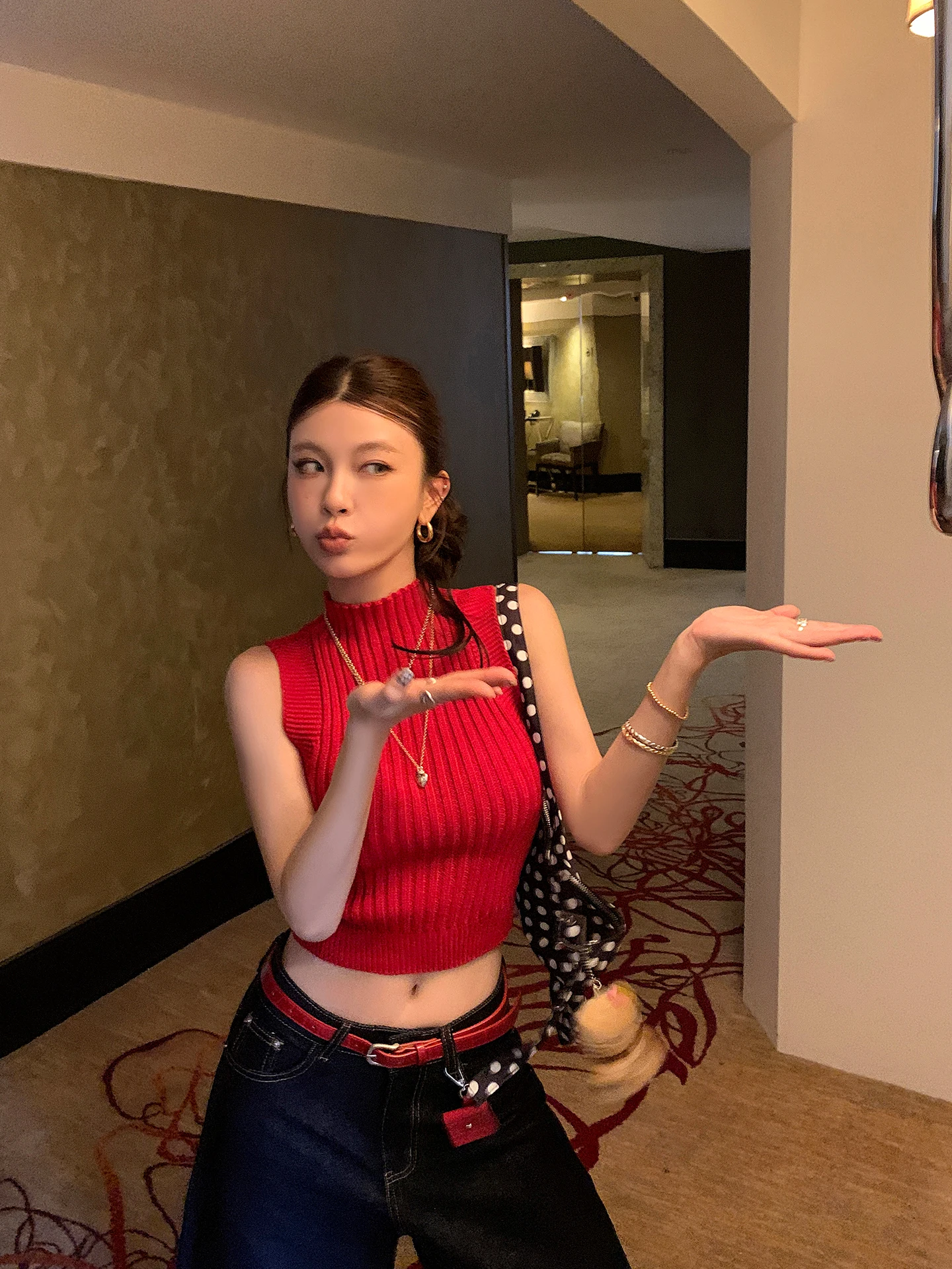 

DULA High Ne Svel Knitted Sweater Women's Slim Fit Sle Faionable Commute Sle Polyester Fiber ort Length