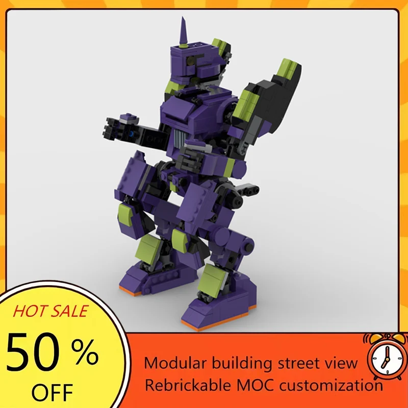 

Набор для сборки модульного боевого робота MOC из 521 детали по мотивам популярного фильма «Звездные войны», технологичный конструктор, подарок на праздник, детский игровой набор