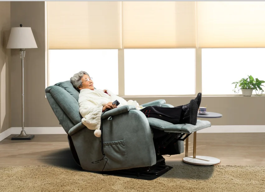 أريكة غرفة المعيشة كرسي كبار السن رفع كرسي بظهر للاستلقاء كرسي رفع للرجل العجوز