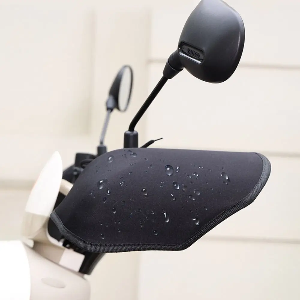 

Breathable Summer Handlebar Muffs Sun Protection Waterproof Sunshade Cover 3D Design Knitted Fabric Hard Shell Motorcycle