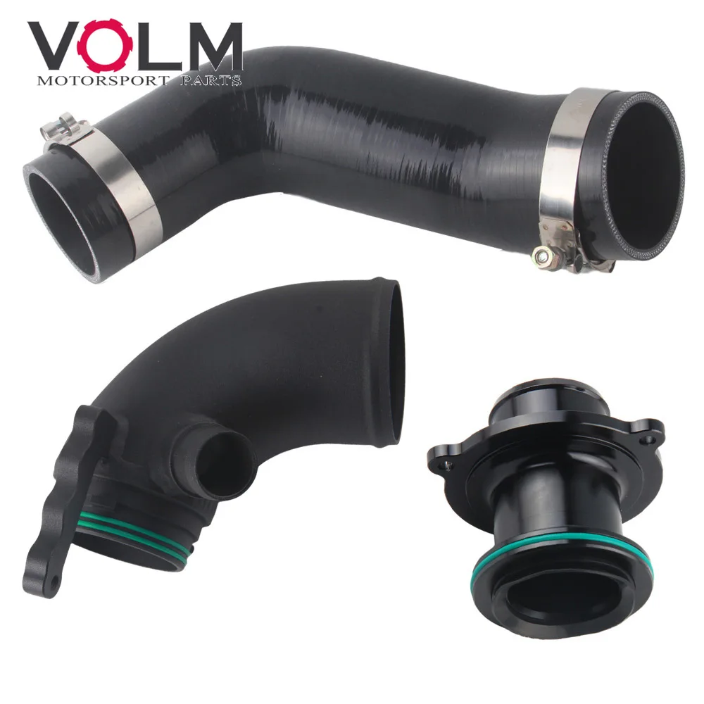 

performance Turbo Muffler Delete + Turbo Inlet Elbow + Silicone Hose For Audi S3 A3 VW Golf Gti Gli R MK7 1.8T 2.0TTsi EA888 MQB