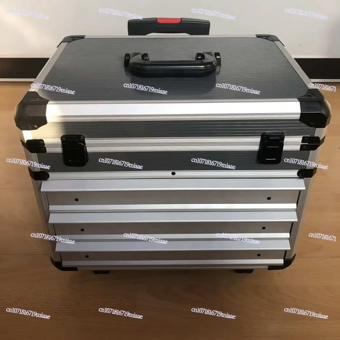 For Salesman with Drawer Custom Aluminum Storage Metal Empty Tool Box Trolley Case