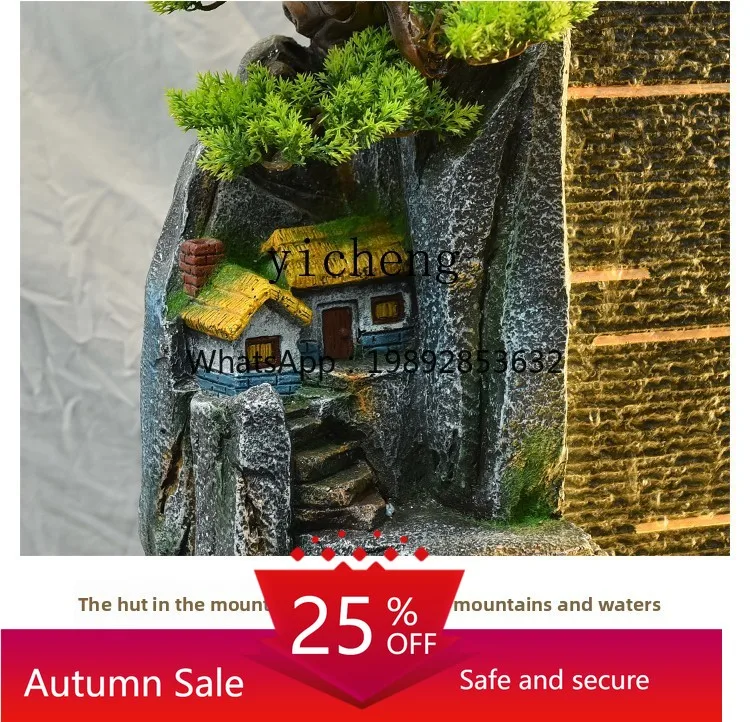 

rockery circulating water ornament living room courtyard opening housewarming creative water feature