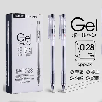 4 adet/takım 0.28mm Ultra Ince Jel Kalem Yaratıcı Büyük Kapasiteli Siyah Mürekkep İmza Kalem Öğrenci Yazma Malzemeleri Kırtasiye Hediyeler