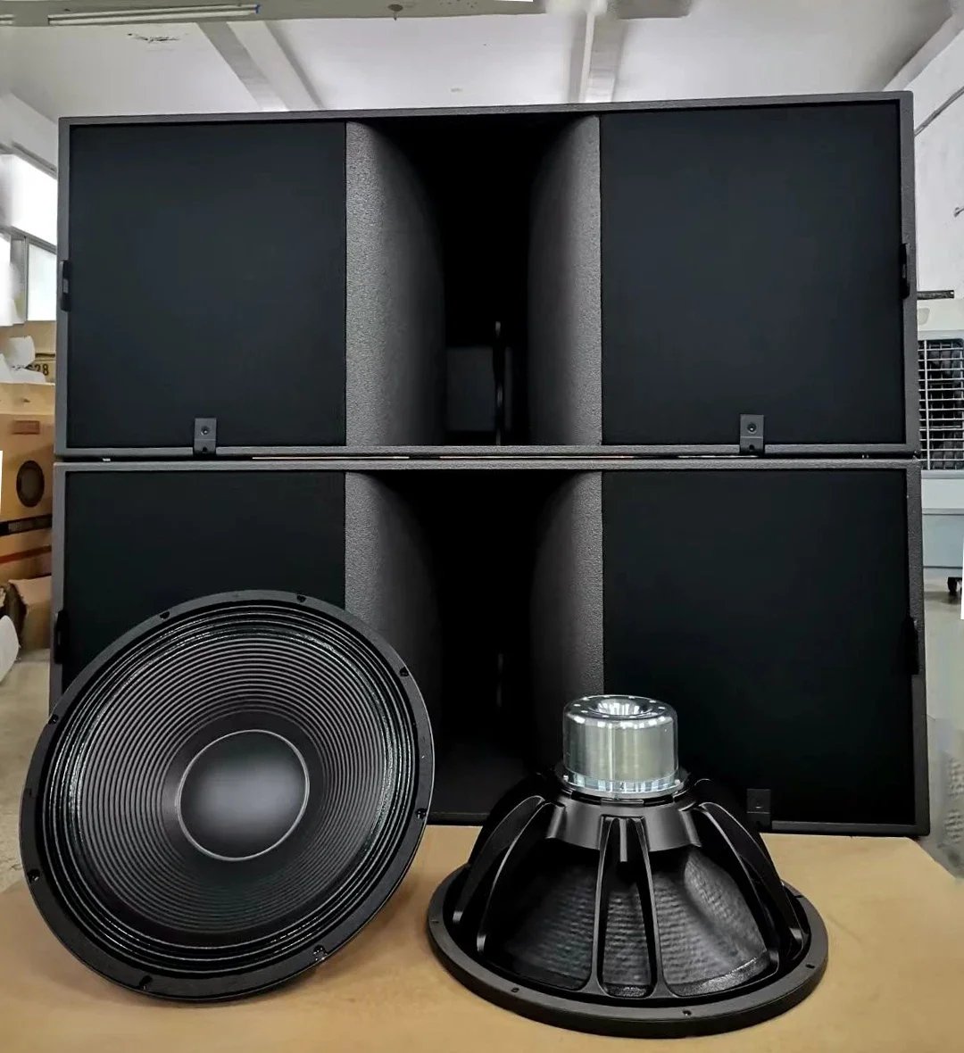 Subwoofer baixo poderoso para som interior e exterior, RK218, 18 "AUDIO, venda quente