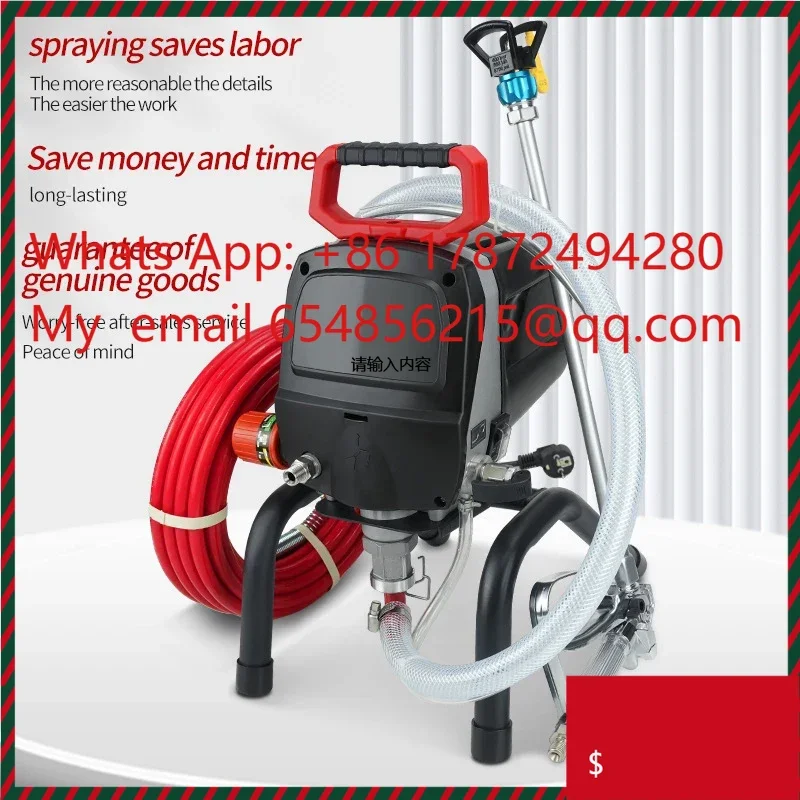 Convenient Electric High-Pressure Airless Latex Paint Sprayer Multi-Purpose Small-Scale Construction Paint Sprayer