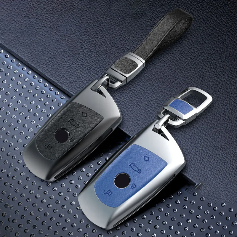 

Genuine Leather Car Remote Key Case Cover For BMW F20 F30 G20 f31 F34 F10 G30 F11 X3 F25 X4 I3 M3 M4 1 3 4 5 Series F01 F02 320i