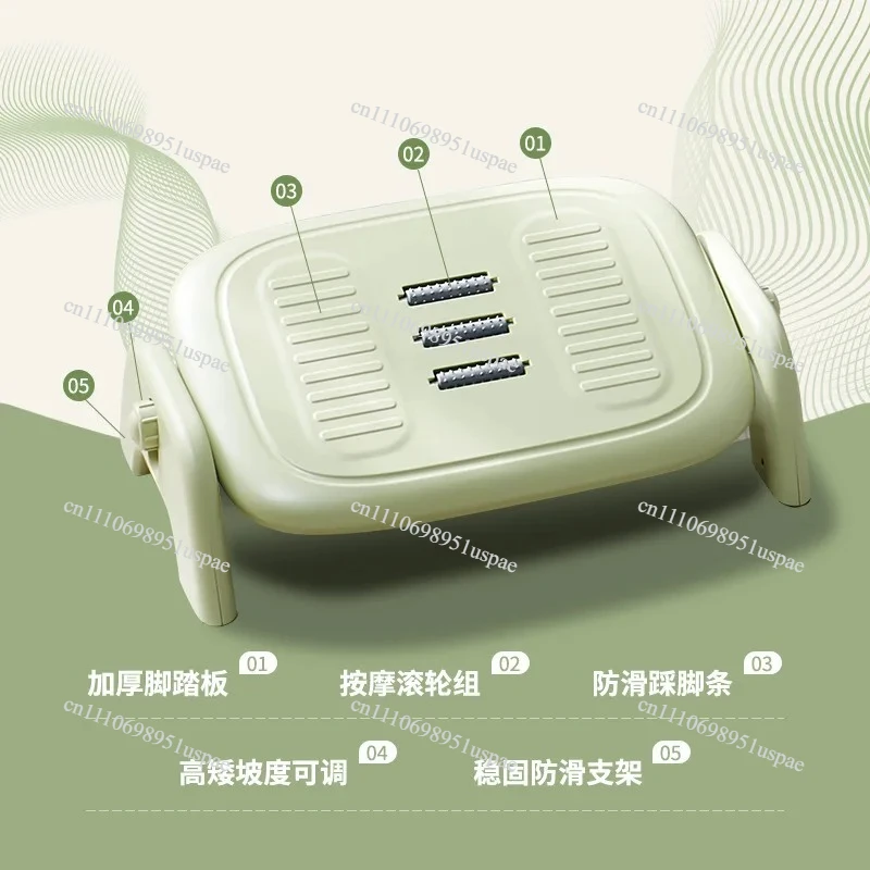 Pedal Stool Office Foot Rest Artifact Under Table, Leg Stool Footstool for Home, Tiptoe Step on Foot Stool