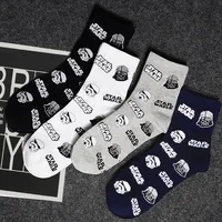 2025 Disney Cosplay Socks Jedi Knight Master Yoda C-3PO Wookiee Comic Socks Women Men Force Awakens Socks Gifts Toy