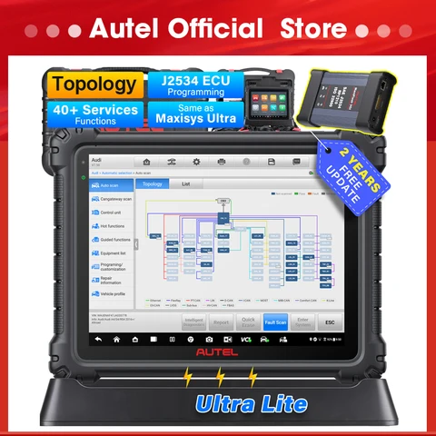 Autel MaxiCOM Ultra Lite диагностические инструменты OBD2 ск