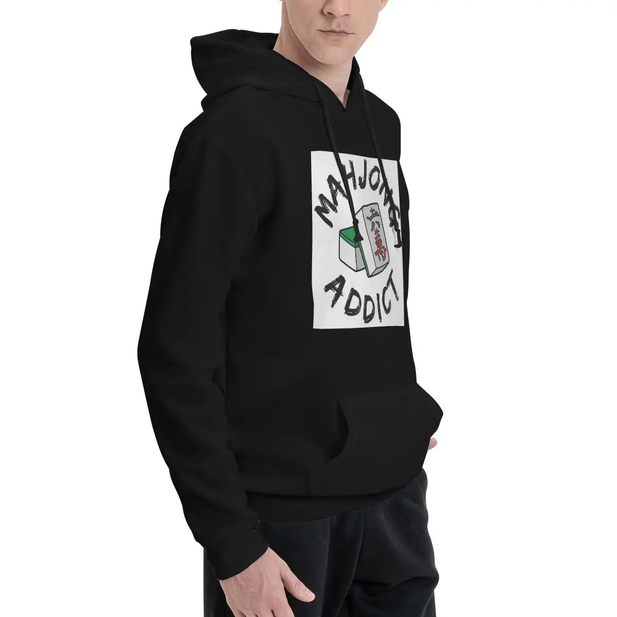 Mahjong Addict Hoodies Men's Women Casual Pullover Sweatshirts Hip Hop Long Sleeve Clothing Autumn Winter