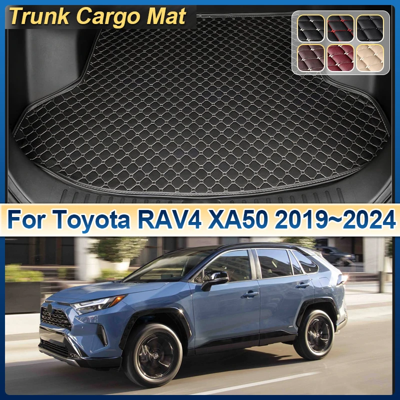 

Car Trunk Mats For Toyota RAV4 XA50 MK5 2019~2024 2021 2022 2023 Anti-dirty Pads Cargo Tray Mat Storage Carpet Auto Accessories