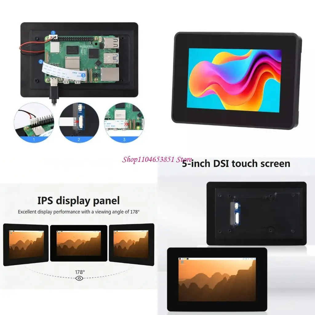 5inch IPS Screen 720x1280 Pixels Capacitive Touch Panel DSIs Connection Port 